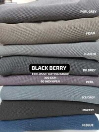 Knitted Blackberry Trouser Fabric - Knitted Lycra Material, 60 Inches Wide, Multicolor, 300 Weight | Smooth Texture, Hand Wash, All-season Wear
