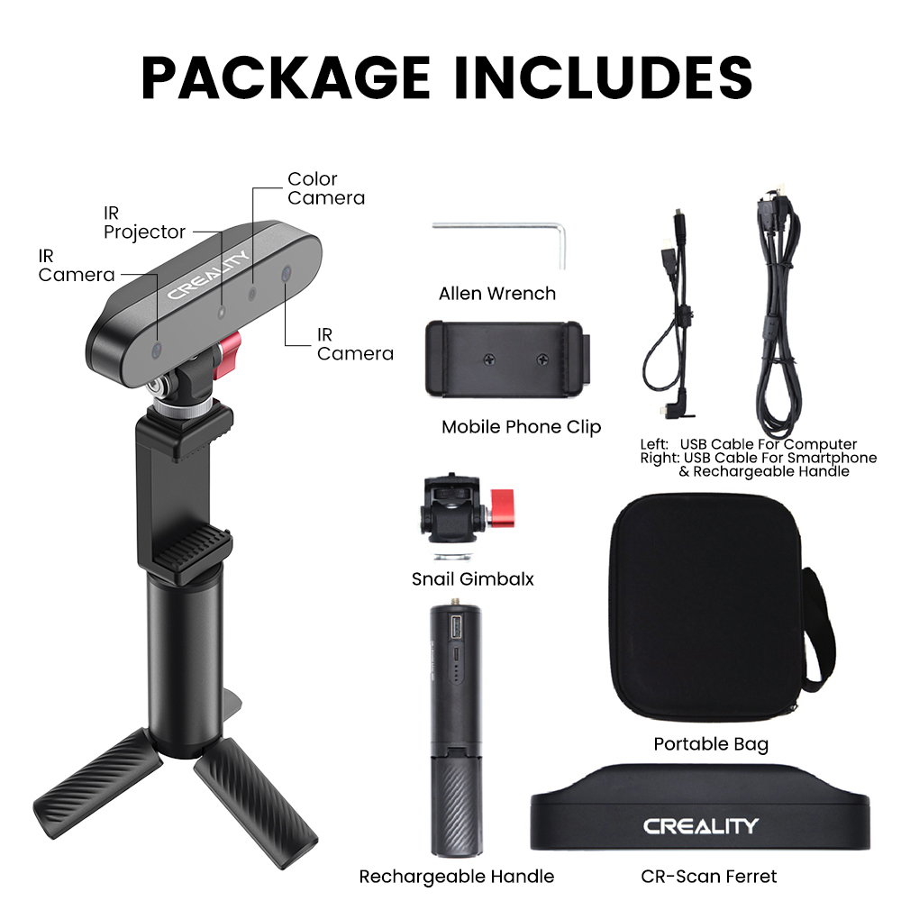 CR-Scan Ferret 3D Scanner