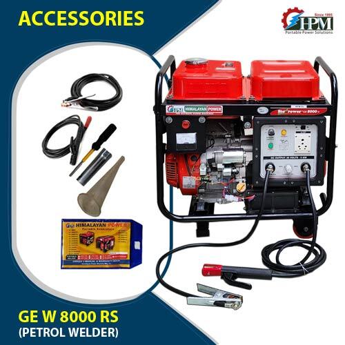 200 Amps Welding Generator 3 Phase  6 KW Petrol Run Model GE-3P-W8000RS Recoil and Self Start