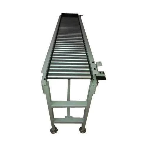 Silver Industrial Free Flow Conveyor