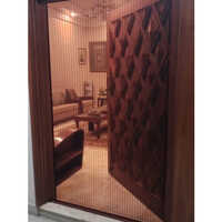 Pleated Mosquito Net - Polyester, 6x4 Feet, Black | Interior, Residential, Commercial Use, Foldable Design For Easy Storage