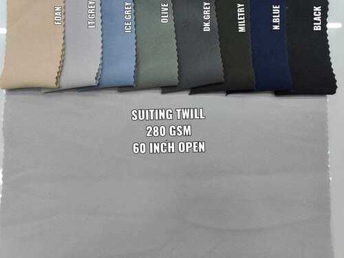 Knitted Suiting Twill Lycra Fabric