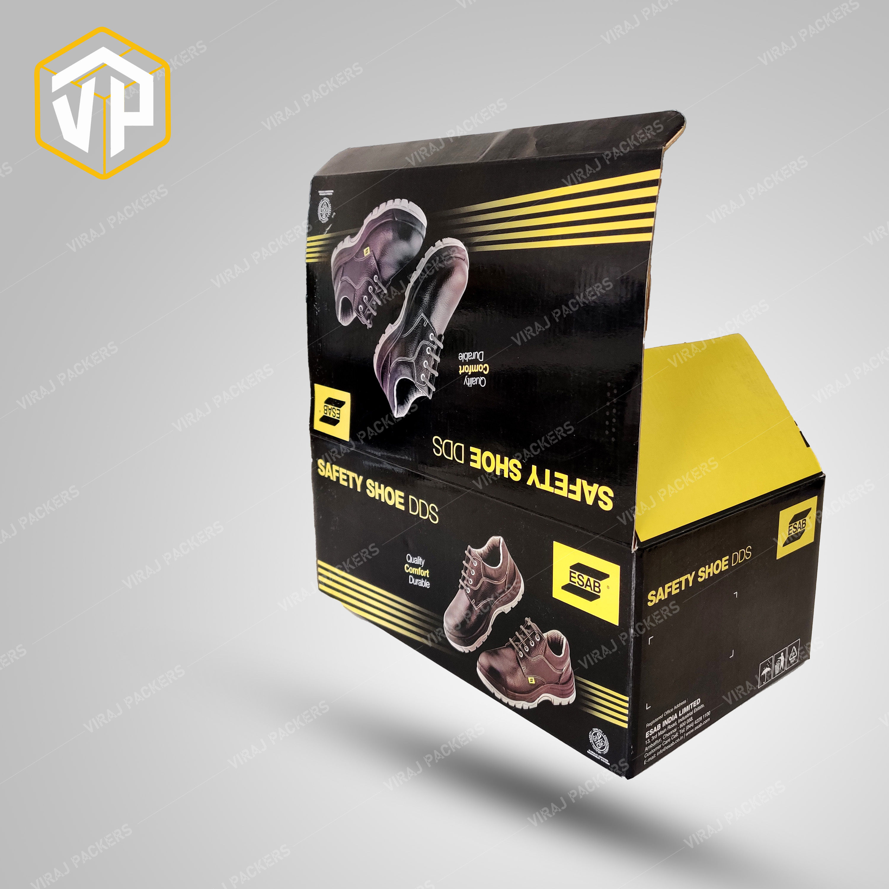 Safety Shoes Packaging Boxes