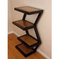 Designer Iron Zig Zag Display Shelf