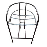 Silver Finish Cafe Chair Frame