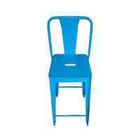 Blue Metal Chair
