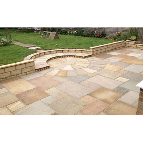 Buff Multi Sandstone - Sandstone Form: Cubes