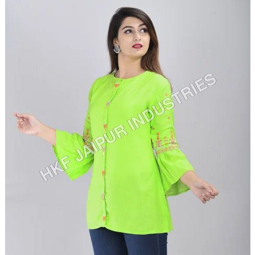 Washable Ladies Rayon Designer Kurti