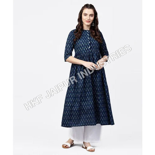 Ladies Kurti With Palazzo Set