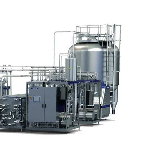 Silver Semi Automatic Mini Dairy Plant