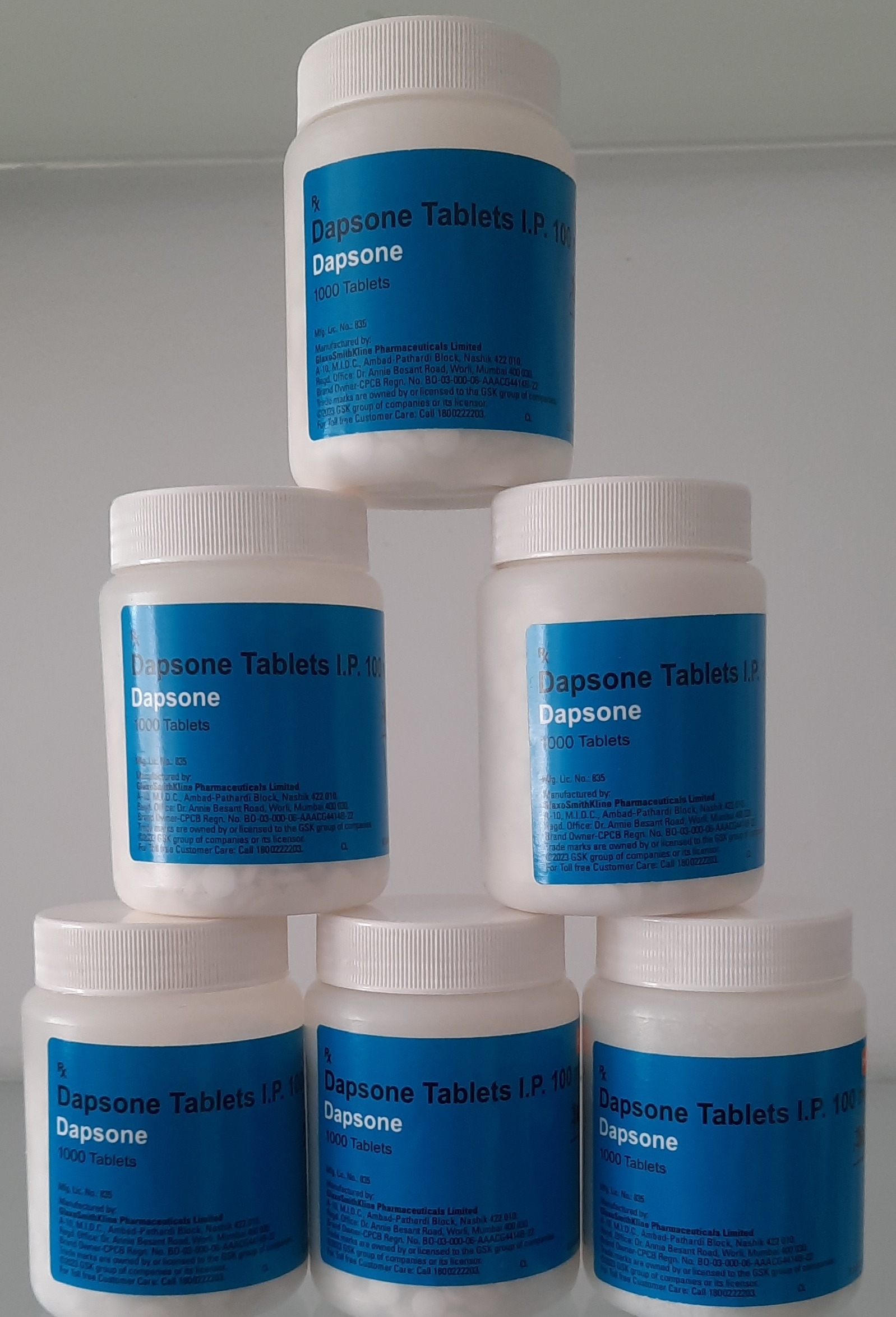 Dapsone 100 mg Tablet