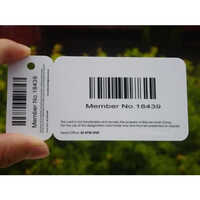 Barcode Smart Card - Durable Plastic Material Industrial Use Manual Power Supply Classic White Color Reliable Data Storage & Access Control