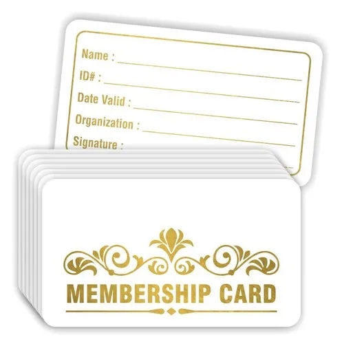 Membership Cards Application: Industrial