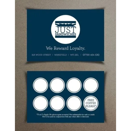 Promotional Loyalty Cards