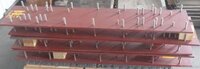 Screed Plate - Heavy-duty Steel, Custom Size & Dimensions, Vibrant Red Color | Manual Operation, Durable Build, Reliable Material