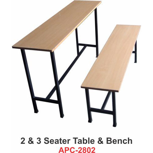 2 and 3 Seater School Bench