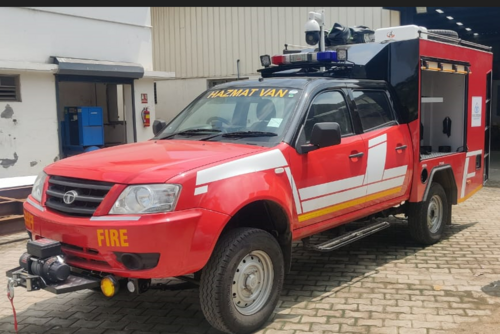 MINI HAZMAT VAN ON TATA YODHA CHASSIS