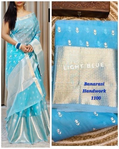 Silk Embroidery Saree