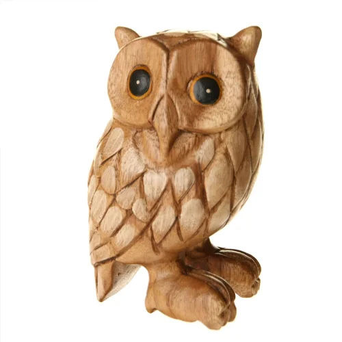 Red Sandalwood Tree Owl - Color: Brown