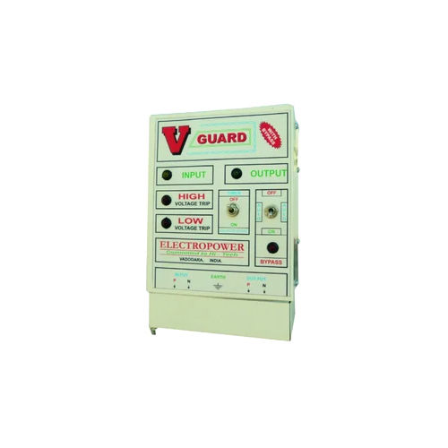 White Vguard High - Low Voltage Cutoff With Delay Start Timers And Auto Bypass Switch