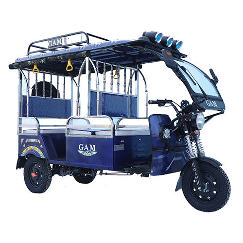 Blue Electric Rickshaw - Origin: India