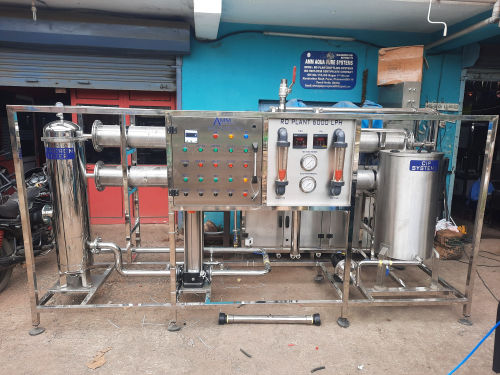 Semi Automatic Stainless-Steel Ro Plant 6000 Lph