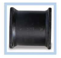 Di Mechanical Joint Collar - Iron Material, Galvanized Black Finish | Round Shape, Socket Joint Connection, Durable Design With Warranty