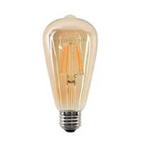 Cl St64 6 Watt Osram Led Filament Bulb - Pc Material, Warm White Color | Input Voltage: 6w, Warranty Included