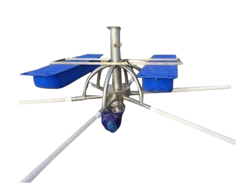 Floating Surface Aerators - 3 HP & 5 HP Models | Powerful Jet Aeration System, Blue Finish