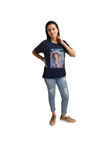 T Shirts  For Girls and Women Be Happy