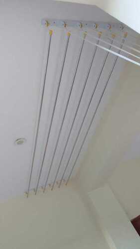 Apartment ceiling mounted cloth drying hangers in Nechoor Kochi