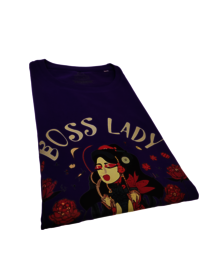 Ladies T-Shirt  For Girls and  Women Boss Lady Vibes.