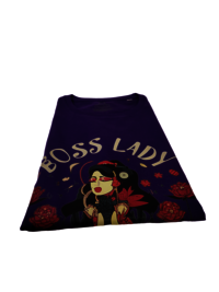 Ladies T-Shirt  For Girls and  Women Boss Lady Vibes.