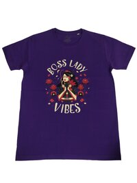 Ladies T-Shirt  For Girls and  Women Boss Lady Vibes.
