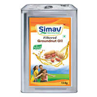 15 kg Filtered Groundnut Oil Tin