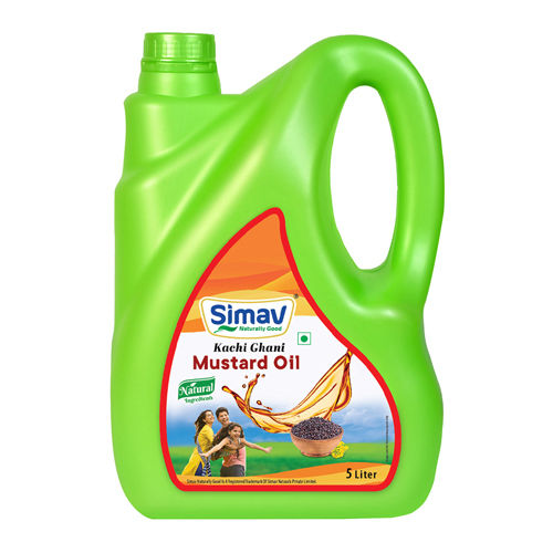 5ltr Kachi Ghani Mustard Oil Bottle