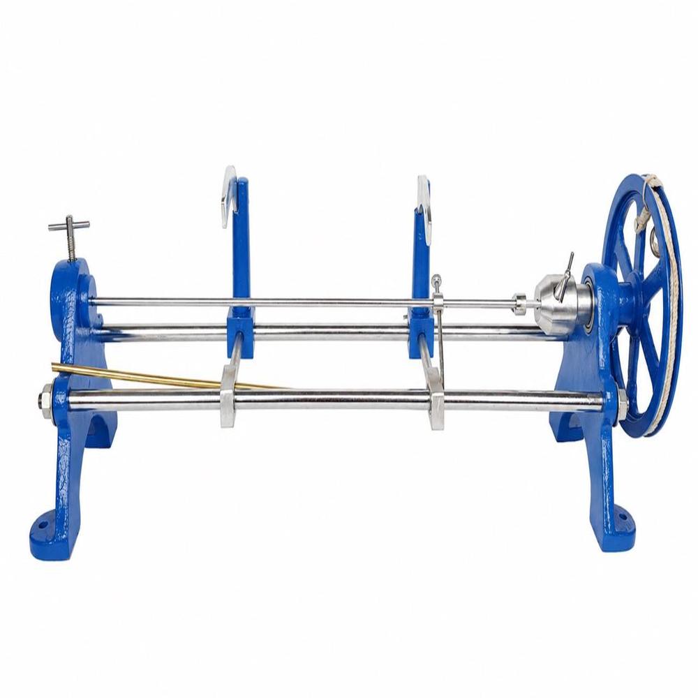 Torsion Pendulum Horizontal - Cast Iron Feet with 3 Through Holes and Grub Securing Screw, 600mm Support Rods with Graduations in cm and mm