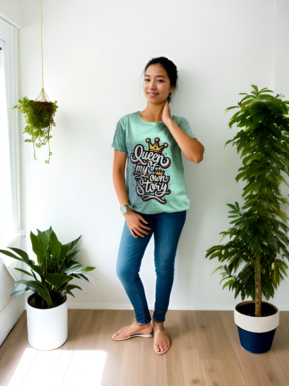 Ladies T Shirt For Girls and Women