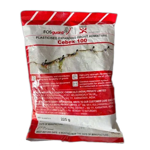 White Fosroc Cebex 100 Grouting Compound