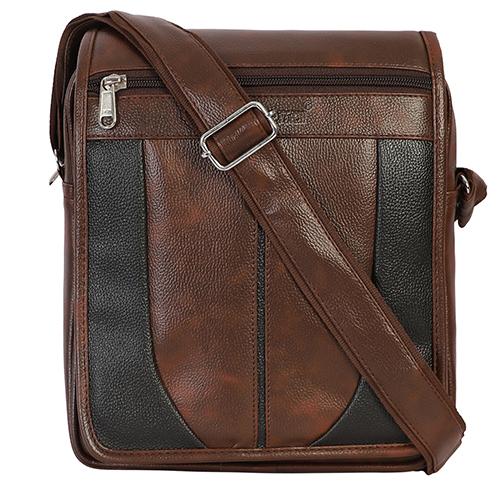 Synthetic Leather Messenger Sling Bag