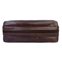 12.2 x 15.5 x 4 Inch Brown PU Leather Office Bag