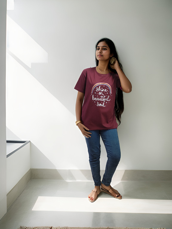 T Shirt  For Girls and  Women cotton tshirt