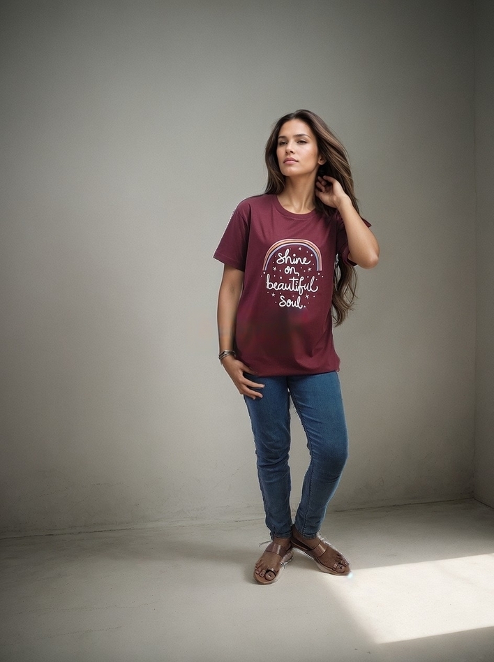 T Shirt  For Girls and  Women cotton tshirt