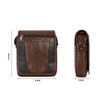 Synthetic Leather Messenger Sling Bag