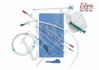 White Double Lumen Markplus Lt Permaflow Permnent Catheter Kit