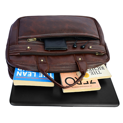 Office PU Leather Messenger Bag