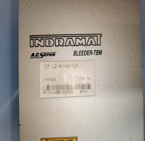 INDRAMAT TMB 1.2-40-W1-024 AC SERVO DRIVE