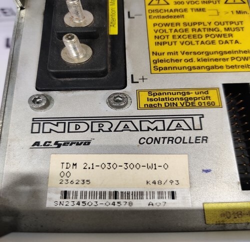 INDRAMAT TDM2.1-030-300-W1-000 SERVO DRIVE
