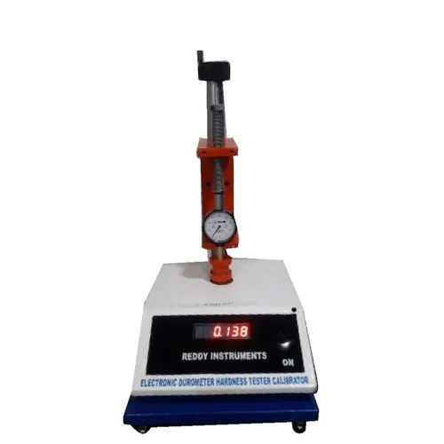 Electronic Rubber Hardness Tester Calibrator - Material: Metal & Pvc