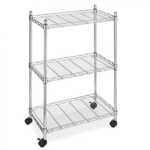 Stainless Steel Wire Shelving Rack Trolley